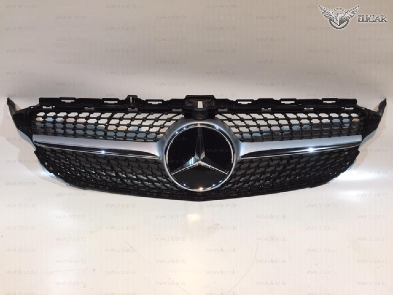 Grill / Kühlerverkleidung Diamantoptik    für Mercedes-Benz 