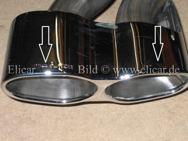 Auspuff hinten LINKS CL65 AMG Mopf ** für Mercedes-Benz Auspuff hinten LINKS CL65 AMG Mopf ** für Mercedes-Benz