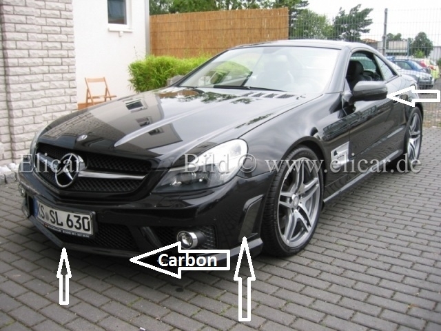 Diffusor  Carbon  für Mercedes-Benz 