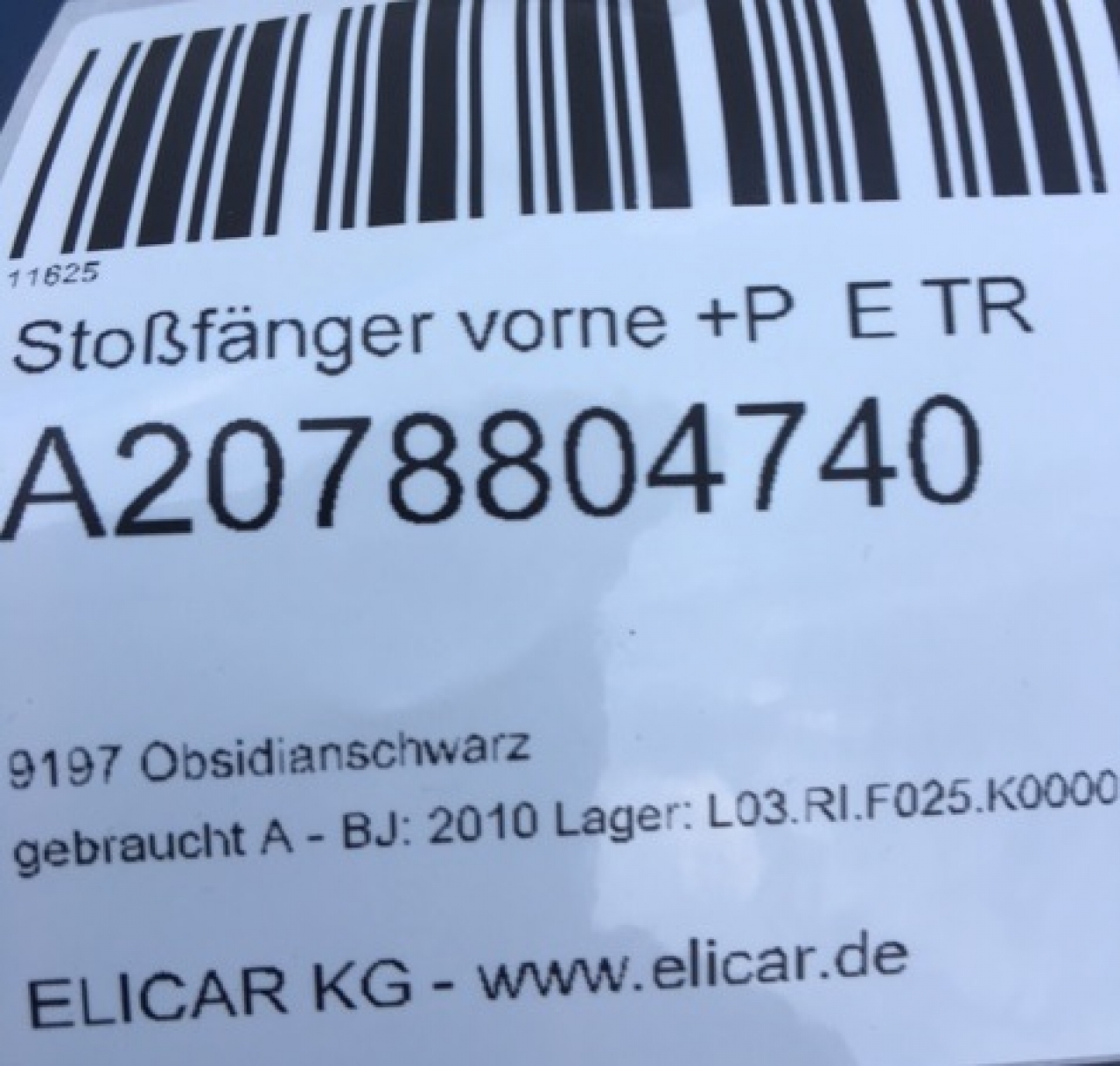 Stoßfänger vorne +P  für Mercedes-Benz  Stoßfänger vorne +P  für Mercedes-Benz