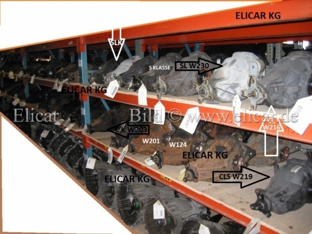 Differential 2,65** für Mercedes-Benz 