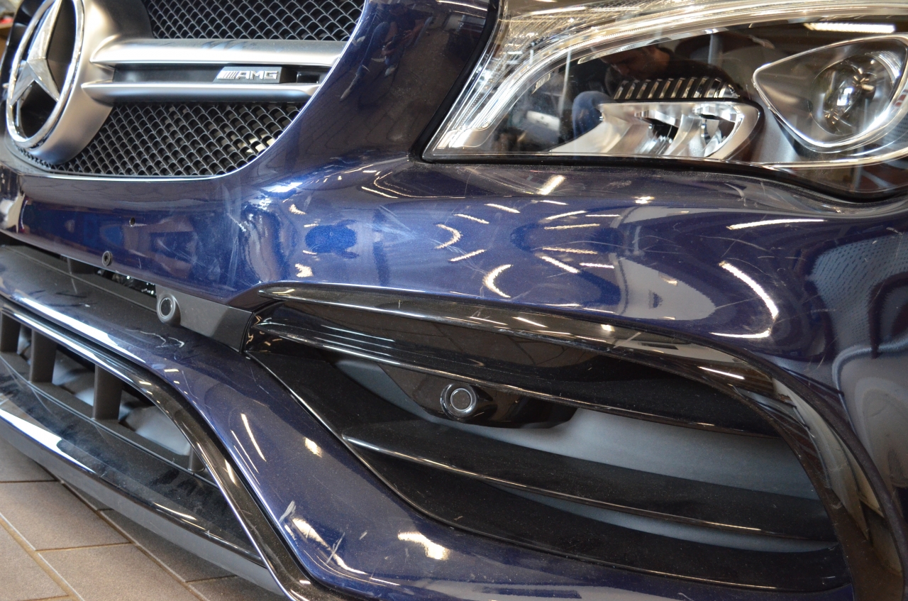 Stoßfänger Scheinwerfer Haube Kotflügel 45AMG MOPF   für Mercedes-Benz 