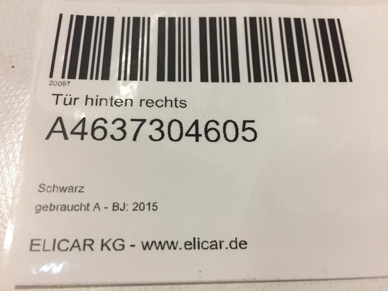 Tür hinten rechts für Mercedes-Benz Tür hinten rechts für Mercedes-Benz