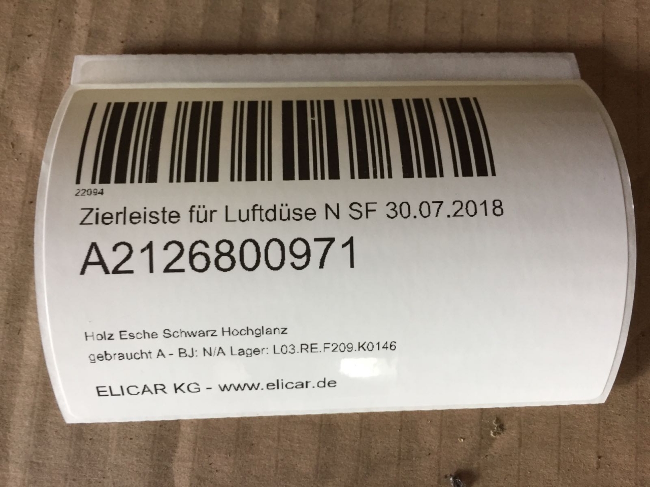 Zierleiste für Luftdüse für Mercedes-Benz  Zierleiste für Luftdüse für Mercedes-Benz