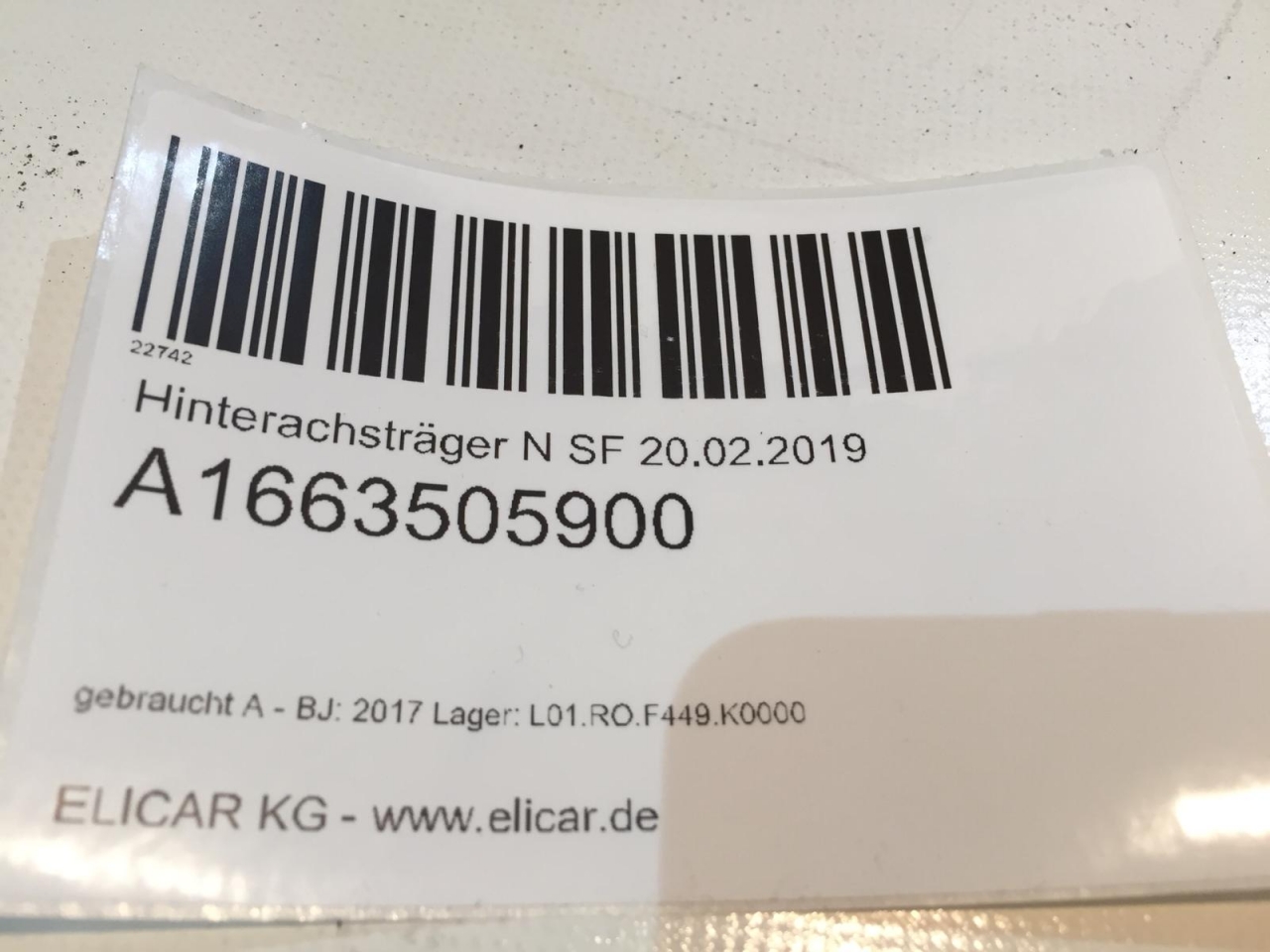 Hinterachsträger  10KM  für Mercedes-Benz  Hinterachsträger  10KM  für Mercedes-Benz