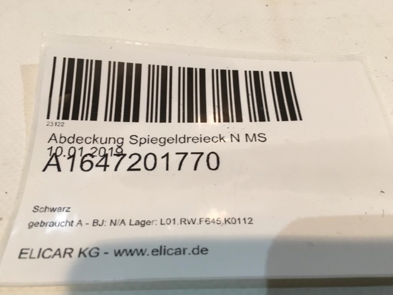 Abdeckung Spiegeldreieck für Mercedes-Benz Abdeckung Spiegeldreieck für Mercedes-Benz