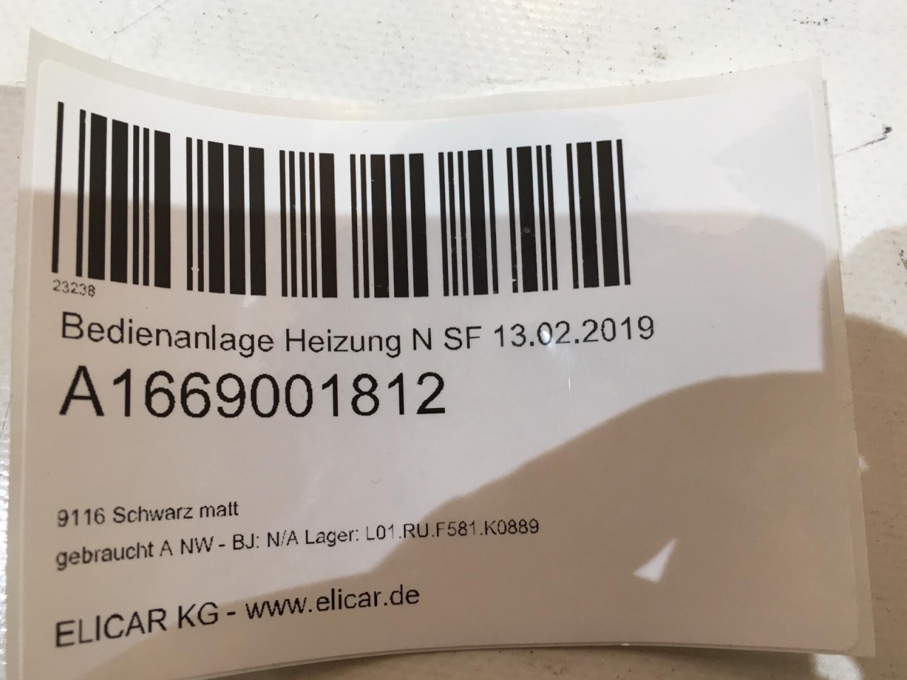Bedienanlage Heizung   für Mercedes-Benz  Bedienanlage Heizung   für Mercedes-Benz