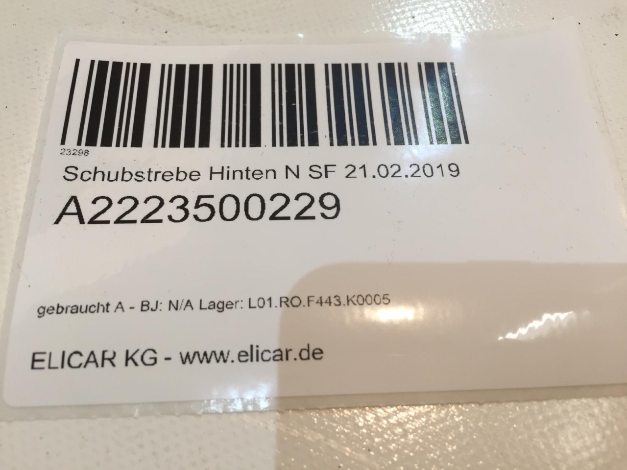Schubstrebe Hinten für Mercedes-Benz Schubstrebe Hinten für Mercedes-Benz