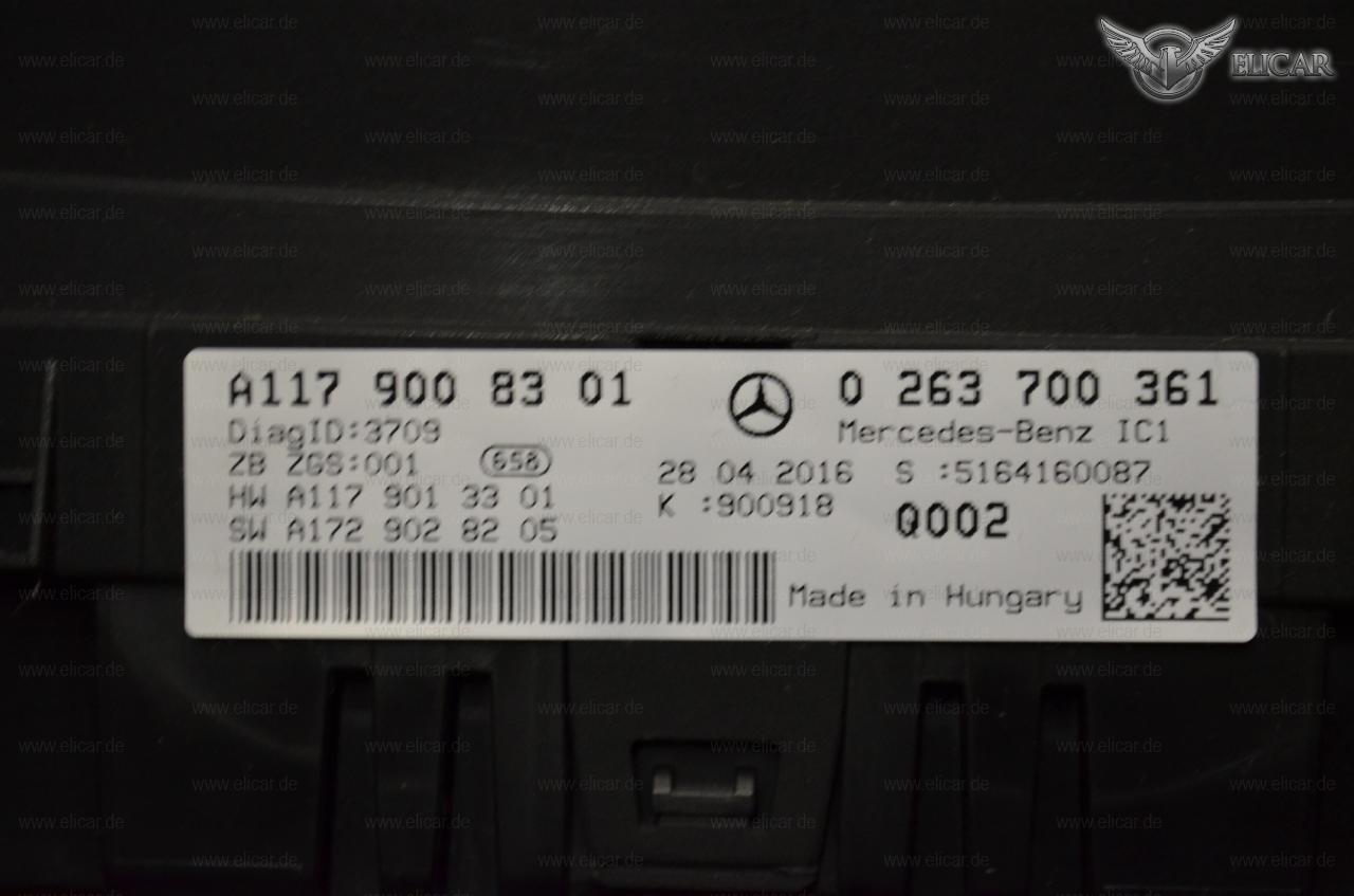 Kombiinstrument CLA45 AMG  für Mercedes-Benz 