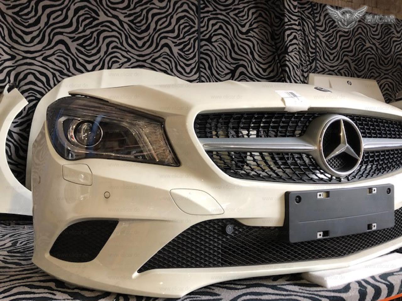 Vorbau Stoßfänger Scheinwerfer Haube Kotflügel für Mercedes-Benz 
