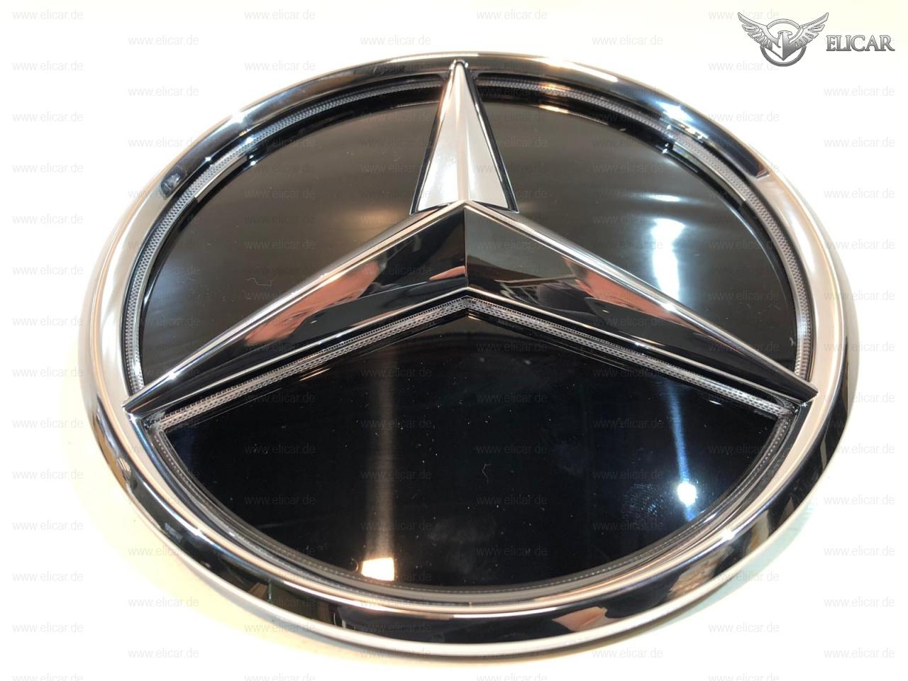 Grundplatte Kühlergrill Stern beleuchtet  für Mercedes-Benz 