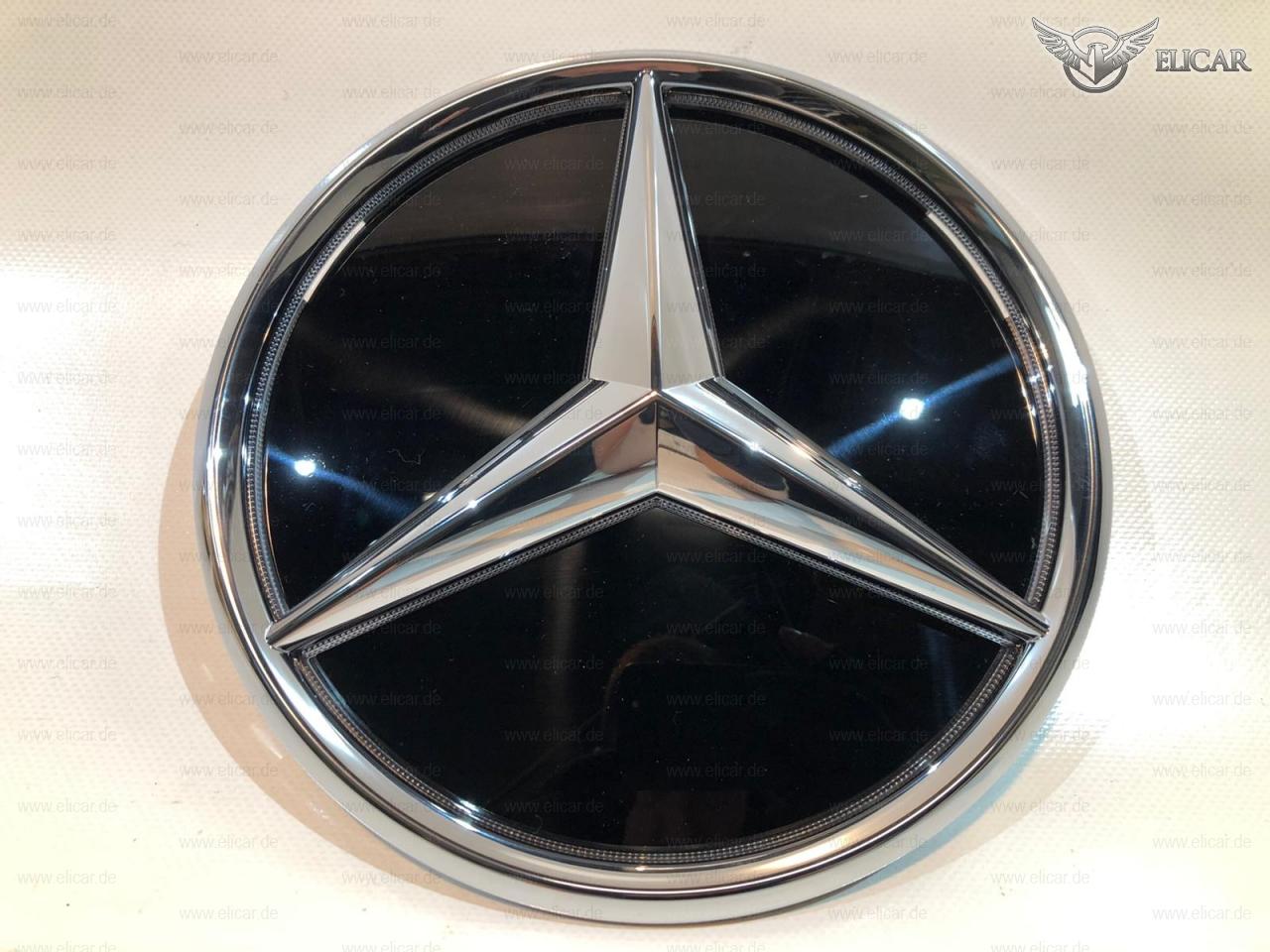 Grundplatte Kühlergrill Stern beleuchtet  für Mercedes-Benz 