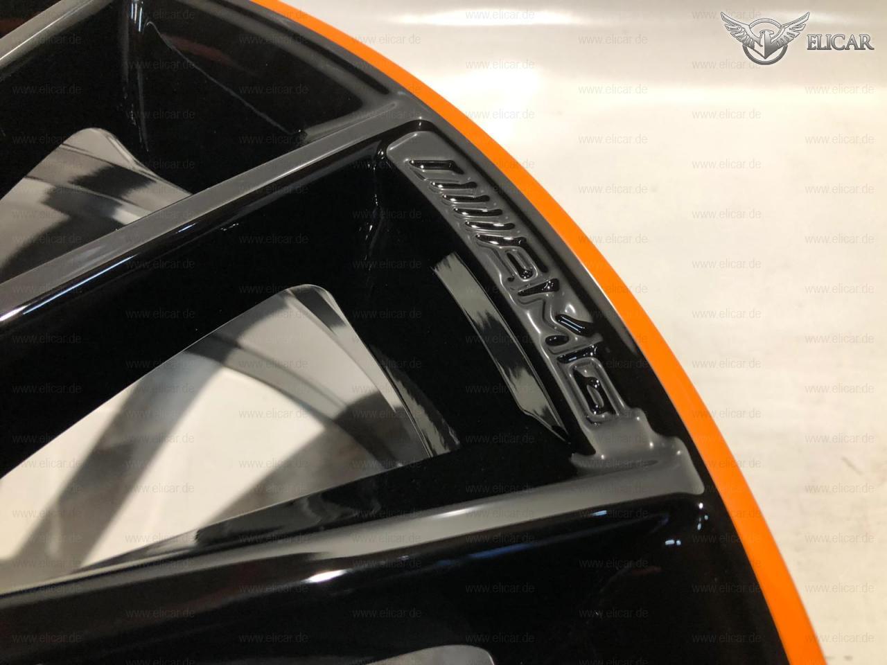 Alufelge AMG / Außenhorn Orange     für Mercedes-Benz 