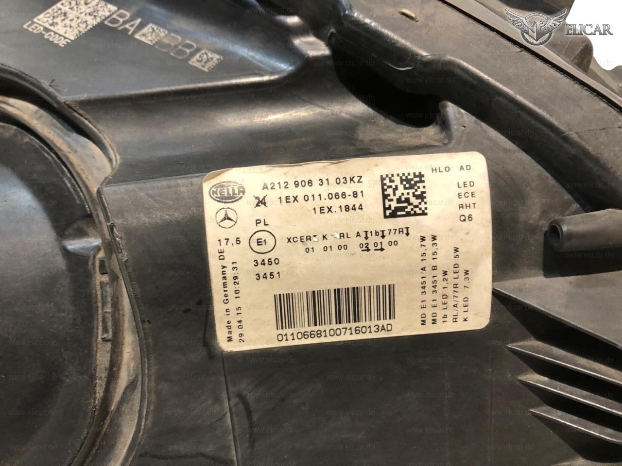 Scheinwerfer links für Mercedes-Benz Scheinwerfer links für Mercedes-Benz